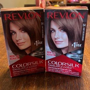 Revlon COLORSILK light golden brown. 2 boxes!